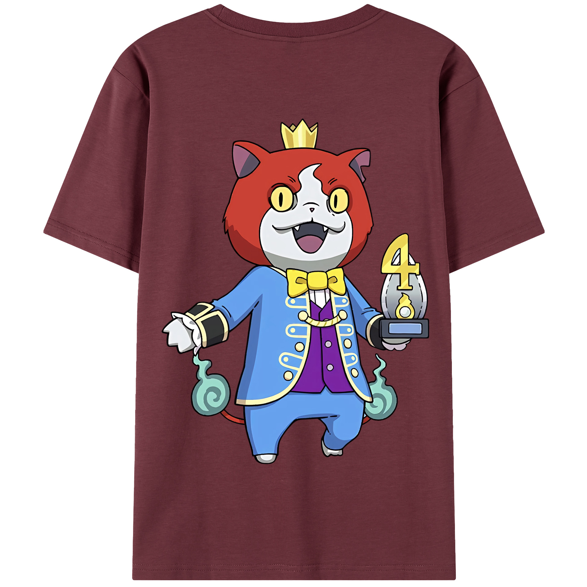 （画像用） 妖怪ウォッチ Yo-kai Watch 綿100％半袖Tシャツ（背面プリント）